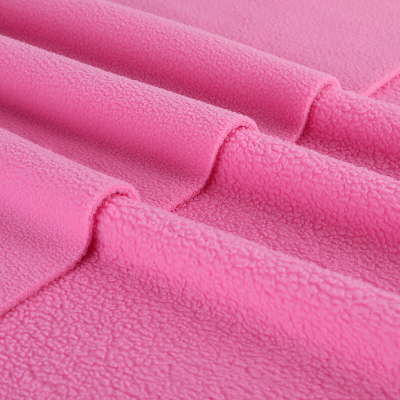 360g Polyester Knit Polar Fleece Fabric for Jacket Wholesale Supplier 4
